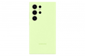 Samsung S24 Ultra Silicone Case Green